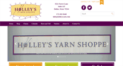 Desktop Screenshot of holleysyarn.com